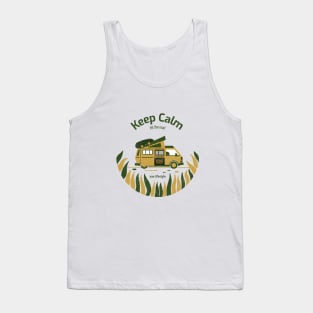 Keep Calm. Hit the Road Tank Top